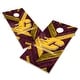 preview thumbnail 1 of 4, Central Michigan Chippewas Regulation 2x4 Cornhole Boards - V1 Include Carrying Case