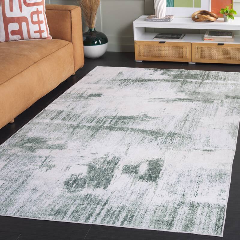 SAFAVIEH Santa Monica Lucina Modern & Contemporary Rug - 4' x 6' - Ivory/Green