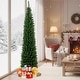 preview thumbnail 27 of 43, Green PVC Metal Slim Pencil Christmas Tree with LED Lights