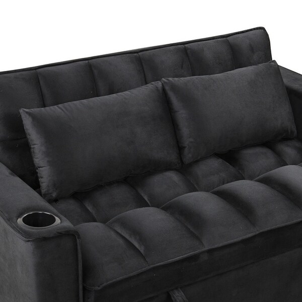 2 Seater Loveseats Sofa Couch, Pull-out Sleeper Sofa Bed 2 Seater Loveseats Sofa Couch, Pull-out Sleeper Sofa Bed