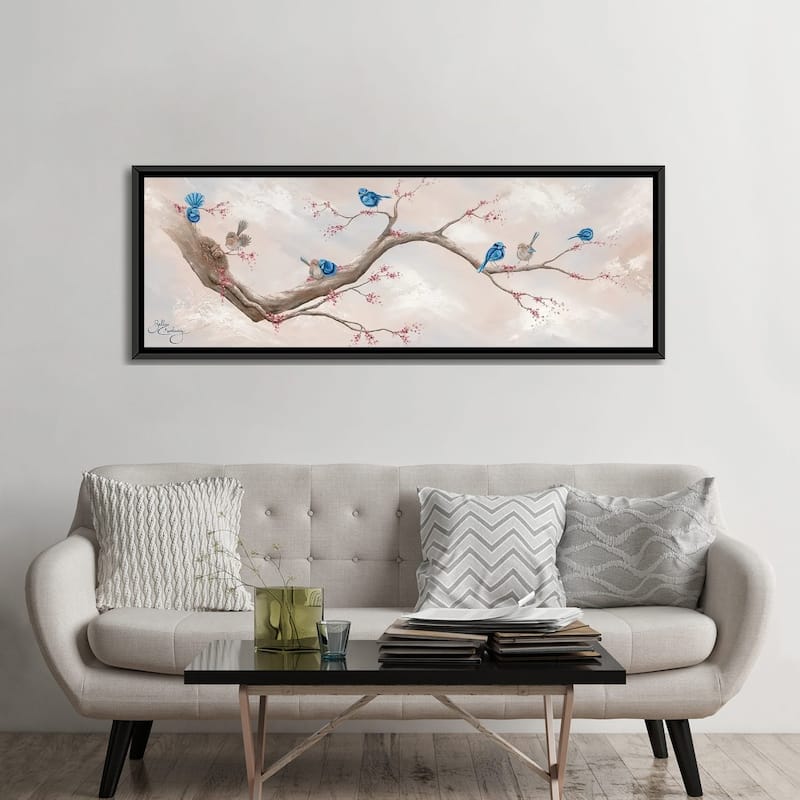iCanvas "Fairy Wren, Ventures" by Isabella Karolewicz Framed