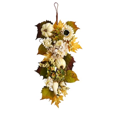 33" Fall Sunflower Autumn Teardrop - 33