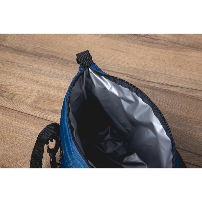 Oniva Midday Quilted Washable Insulated Lunch Bag, (Navy Blue) - Blue
