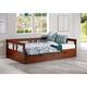Melody Expandable Twin-to-King Trundle Daybed with 2 Storage Drawers