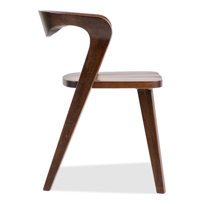 Furniture of America Abigail III Mid-century Modern Handcrafted Solid Wood Dining Chairs (Set of 2)