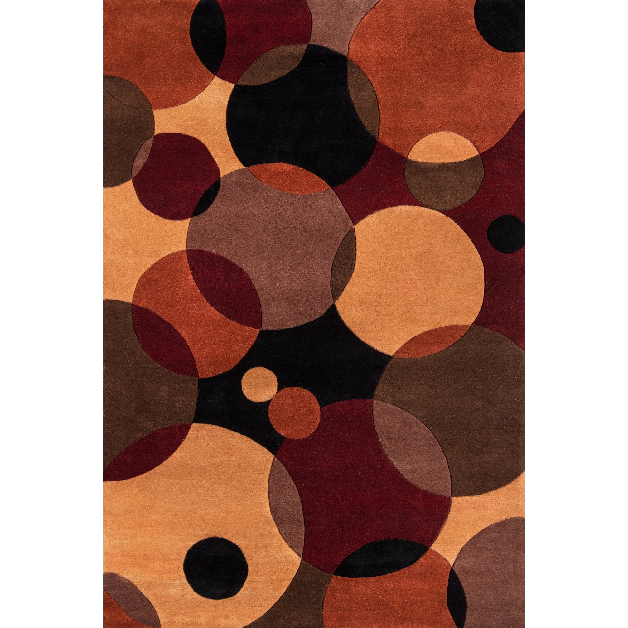 Momeni New Wave Hand Tufted New Zealand Wool Contemporary Geometric Area Rug.