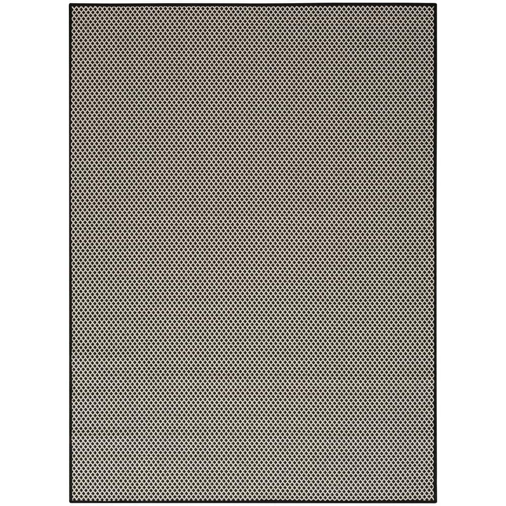 Nourison Courtyard Indoor/Outdoor Modern Geometric Area Rug