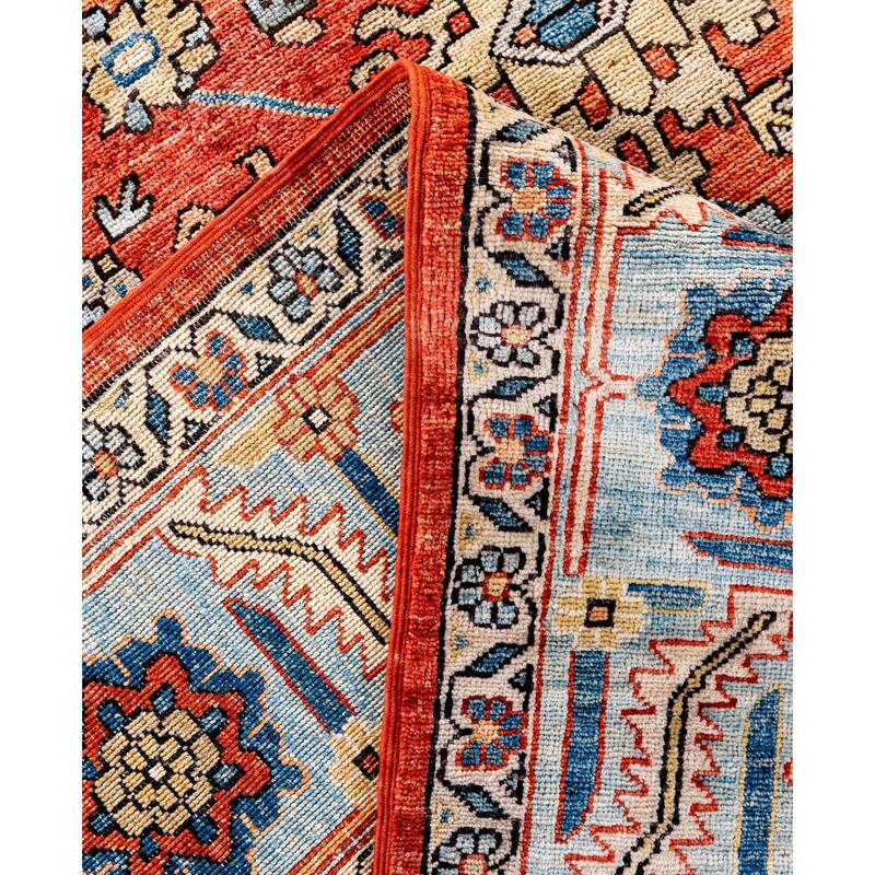 Serapi One-of-a-Kind Hand-Knotted Area Rug - Orange - 8' 3" x 10' 0"