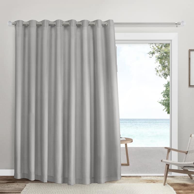 Porch & Den Boosalis Sateen Thermal Woven Blackout Patio Curtain Panel