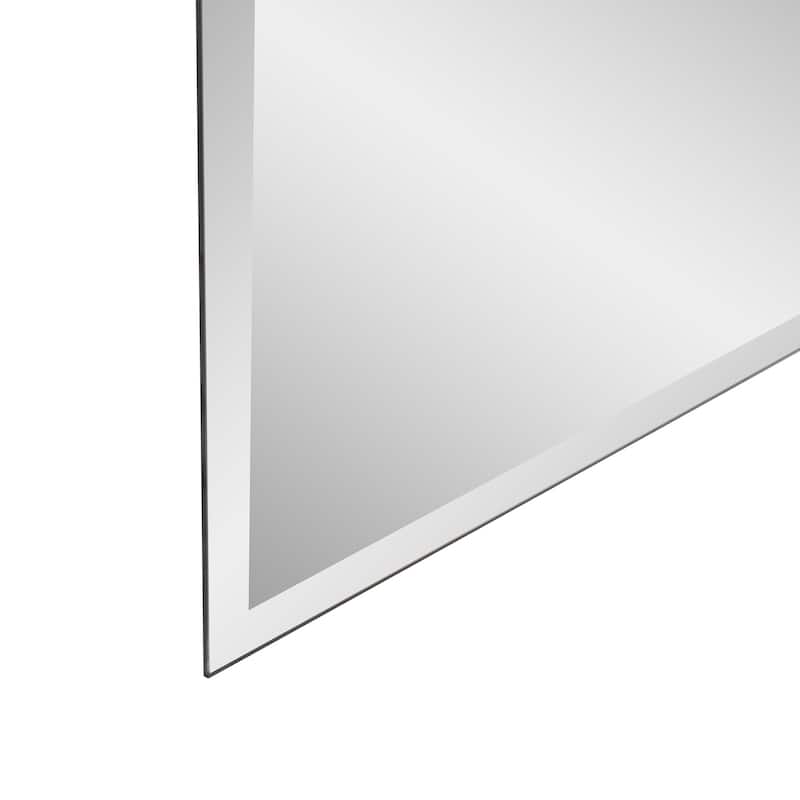 Allan Andrews Frameless Beveled Arched Accent Wall Mirror