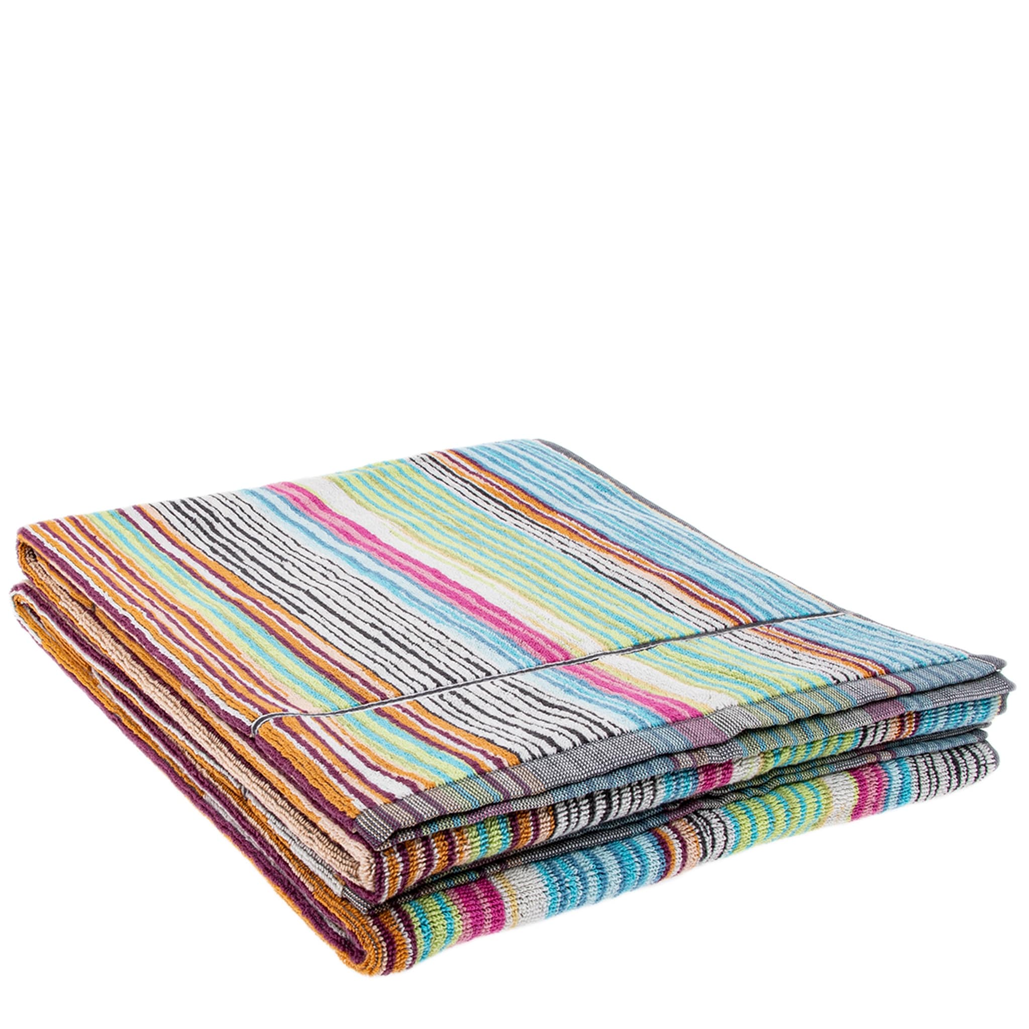 Missoni Set of 2 Bradley Medium Bath Towels - 45 x 27.5 in
