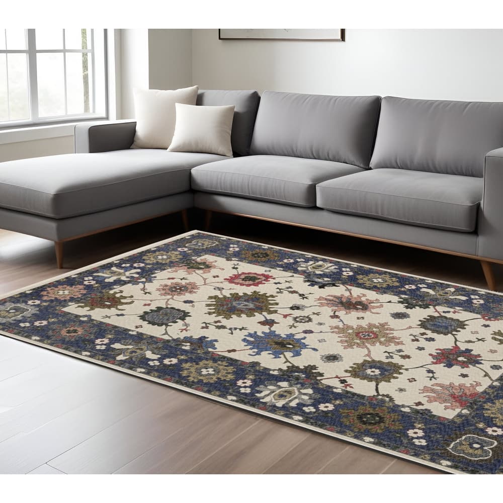 HomeRootsFloral Traditional Runner Area Rug