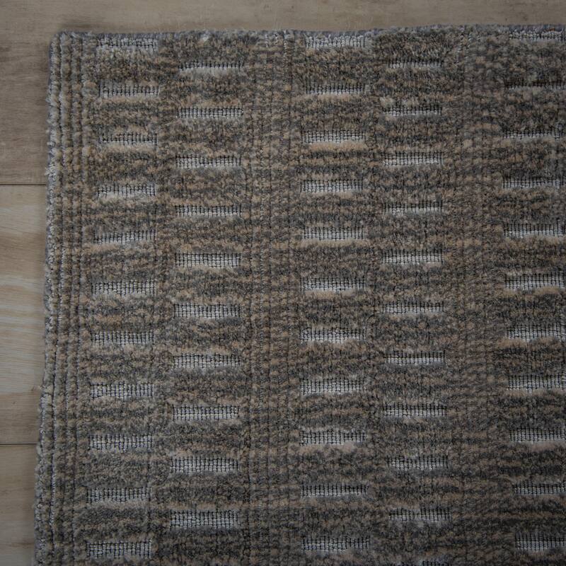 Alora Decor Pure Hand Loomed High/Low Geometric Rug