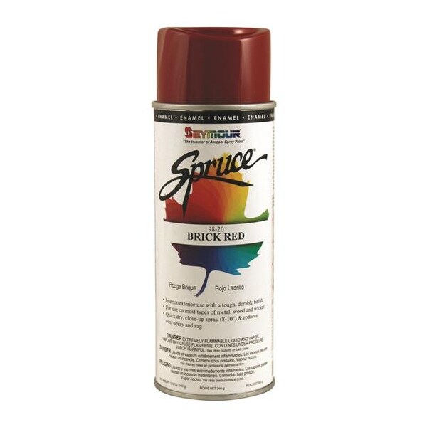 16 Oz Spruce General Use Enamels Spray Paint Gloss Brick Red 16 Oz Spruce General Use Enamels Spray Paint Gloss Brick Red Free Shipping Today 25105328