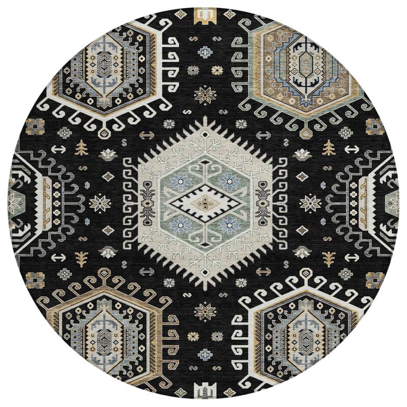 Machine Washable Indoor/ Outdoor Global Akron Chantille Rug