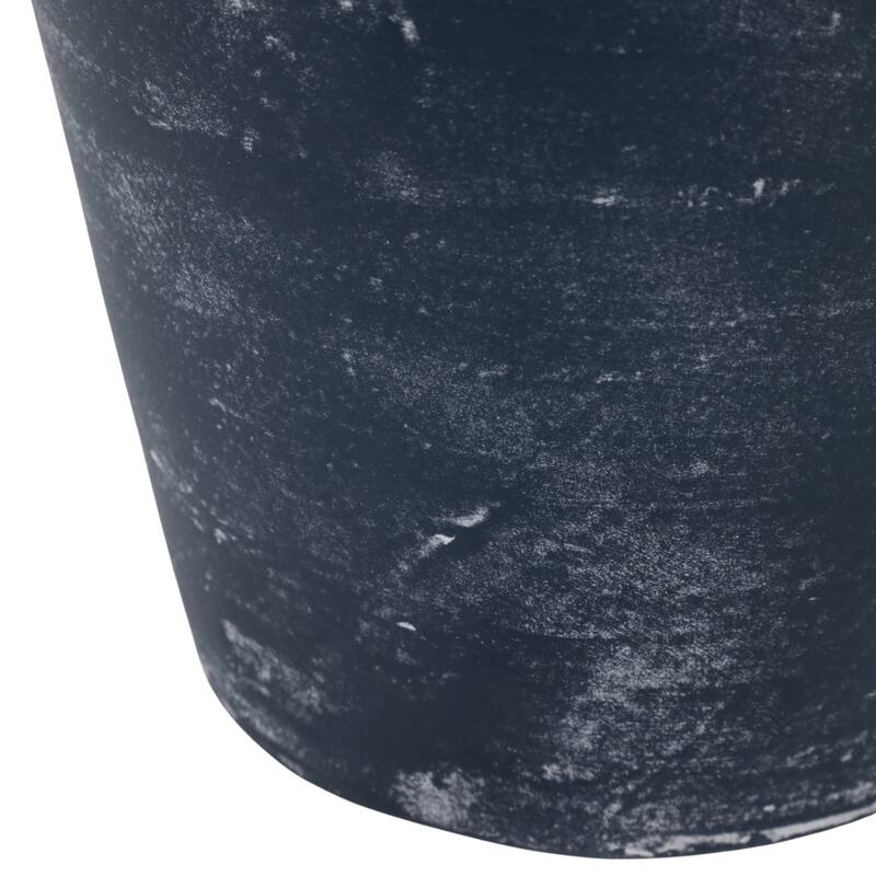 Decorative Textured Amphora Table Vase with Twisted Handles