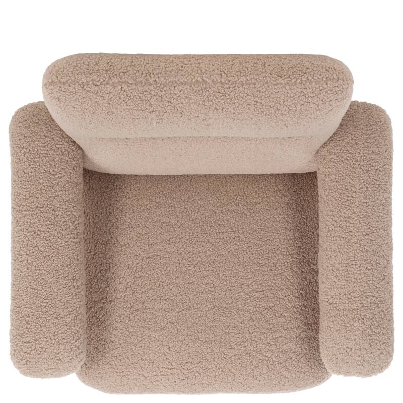 SAFAVIEH Sylvaine Solid Wood Accent Chair (Fully Assembled) - W33" x D30" x H33" - 33Wx30Dx33H