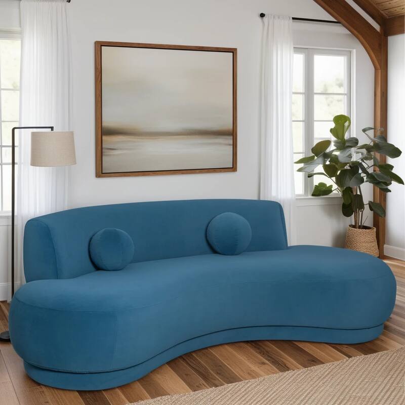 Oakland 97.5 in. 3-Seater Sofa with Oval Seat