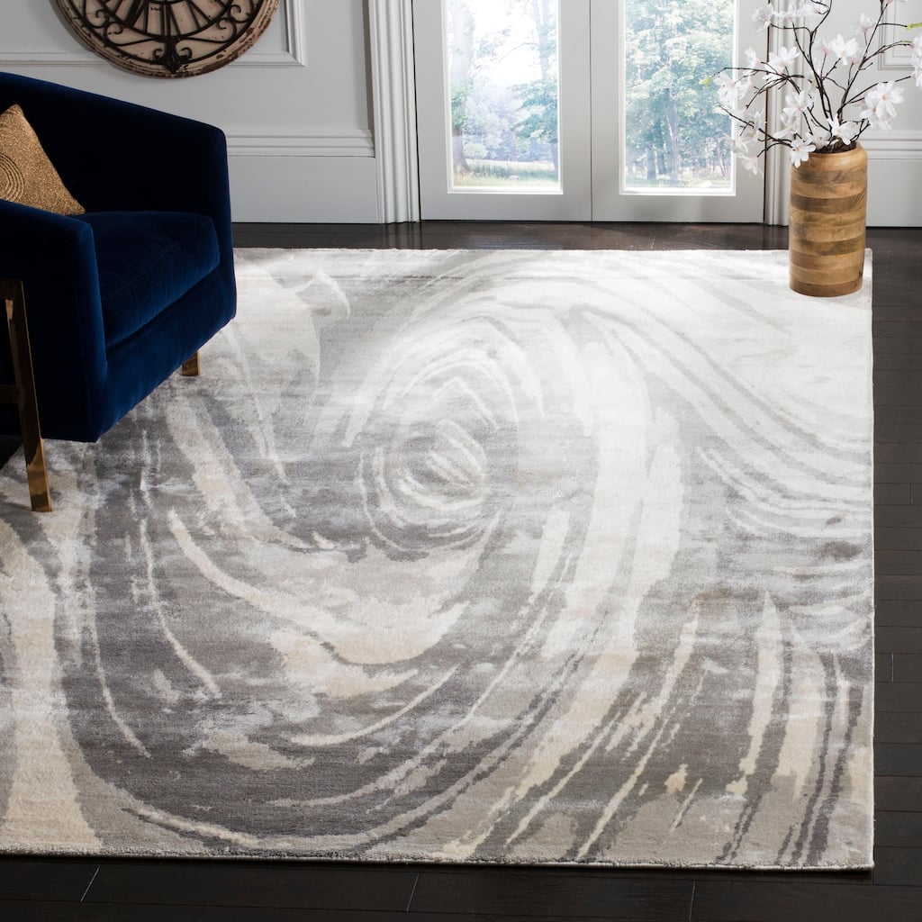 SAFAVIEH Couture Hand-knotted Tibetan Racheli Modern Hand-spun Wool Rug