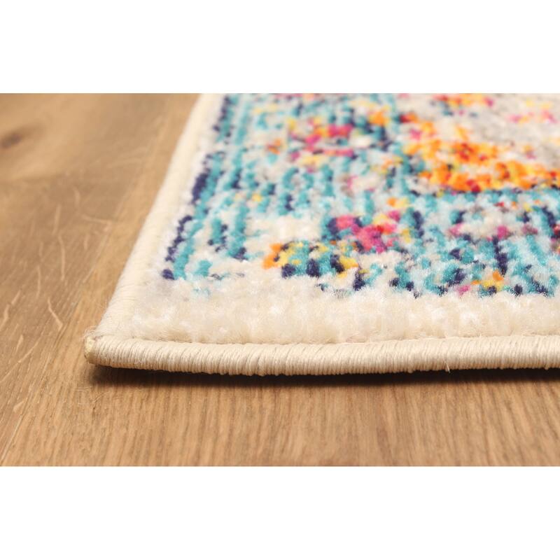 ECARPETGALLERY Machine Made Daria Grey Area Rug