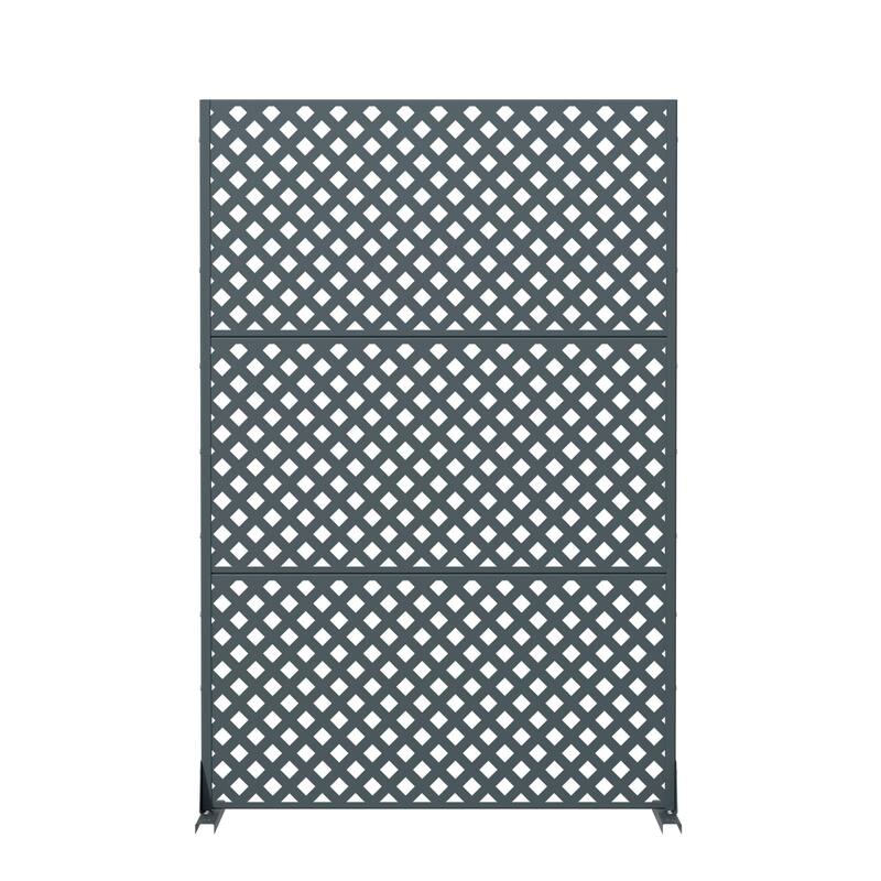 Outdoor Rectangle Privacy Screens Metal Screen Fence Panel