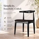 preview thumbnail 22 of 96, Set of 2 Kennedy Elbow Chairs Farmhouse Wooden Dining Chairs With PU Leather Or Fabric Cushion Seat, Modern Accent Side Chairs