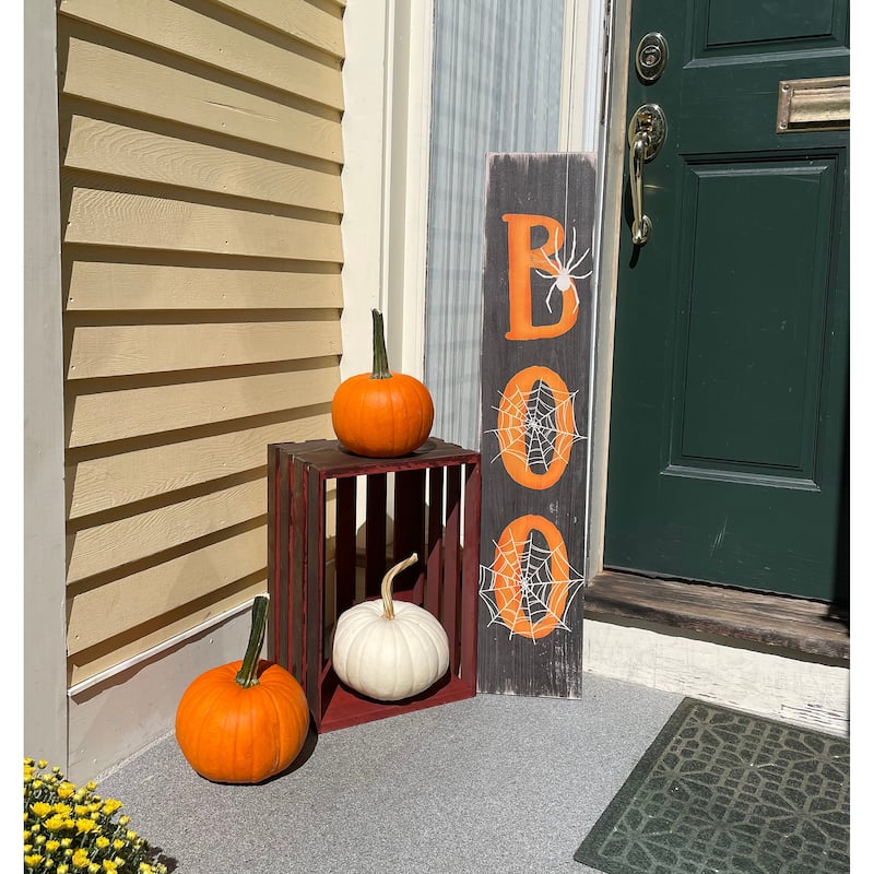 40" Wood Halloween Hanging Sign