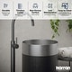 preview thumbnail 7 of 13, Karran Cinox Stainless Steel Round Pedestal Sink