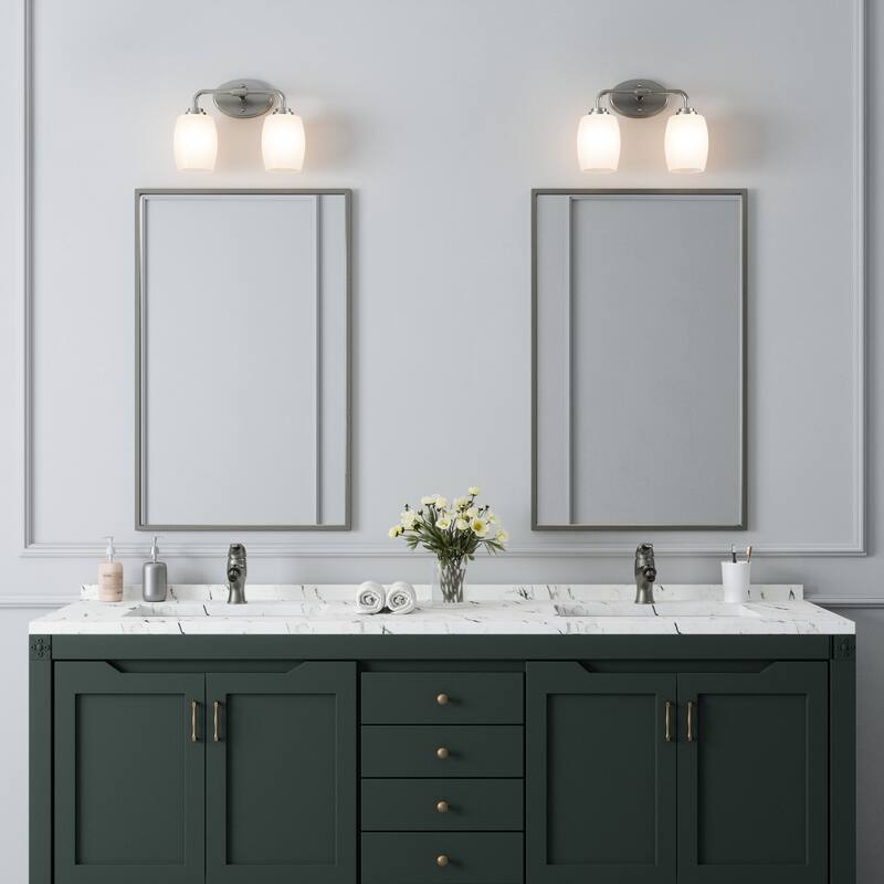 Brio Lighting Meira 2-Light Dimmable Bathroom Vanity Light