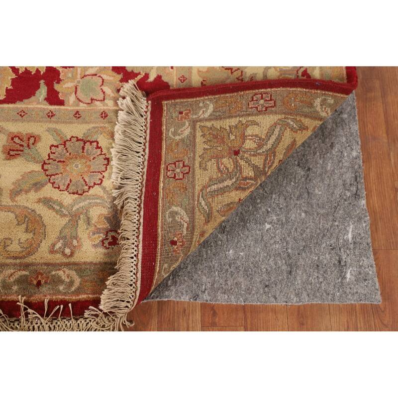 All-Over Floral Agra Oriental Area Rug Handmade Wool Carpet - 8'0" x 10'0"