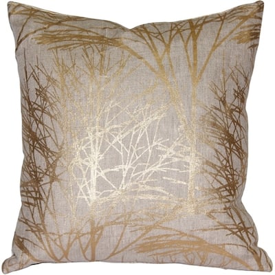 Forest Linen 19x19 Throw Pillow