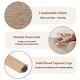 preview thumbnail 7 of 23, Modern Upholstered Solid Wood Dining Chair With Arms (Set of 2)
