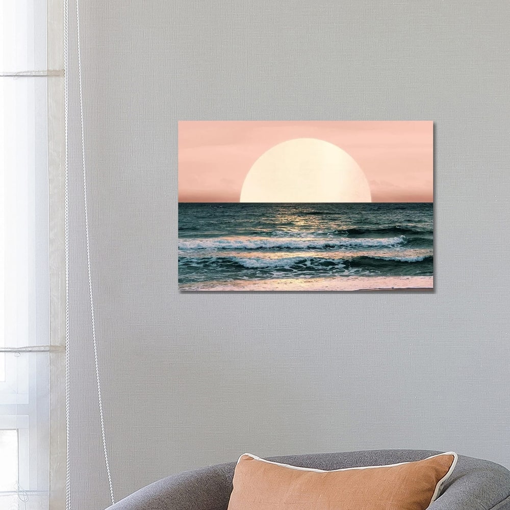 iCanvas "Ocean Beach Sunset" by Nature Magick Canvas Print