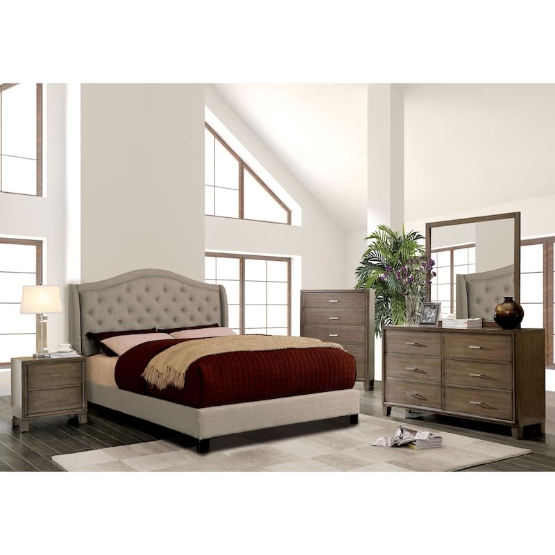 Cody Contemporary 56-inch Wide 6-Drawer Solid Wood Dresser by Furniture of America