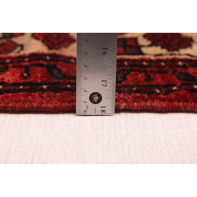 ECARPETGALLERY Hand-knotted Andelz Red Wool Rug - 4'2 x 6'8