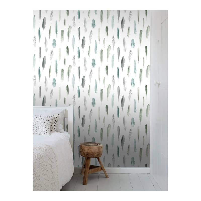ESTA Home Nala Multicolor Feathers Wallpaper - 20.5 x 396 x 0.025