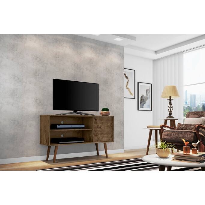 Mid-century Modern Liberty 2-shelf TV Stand