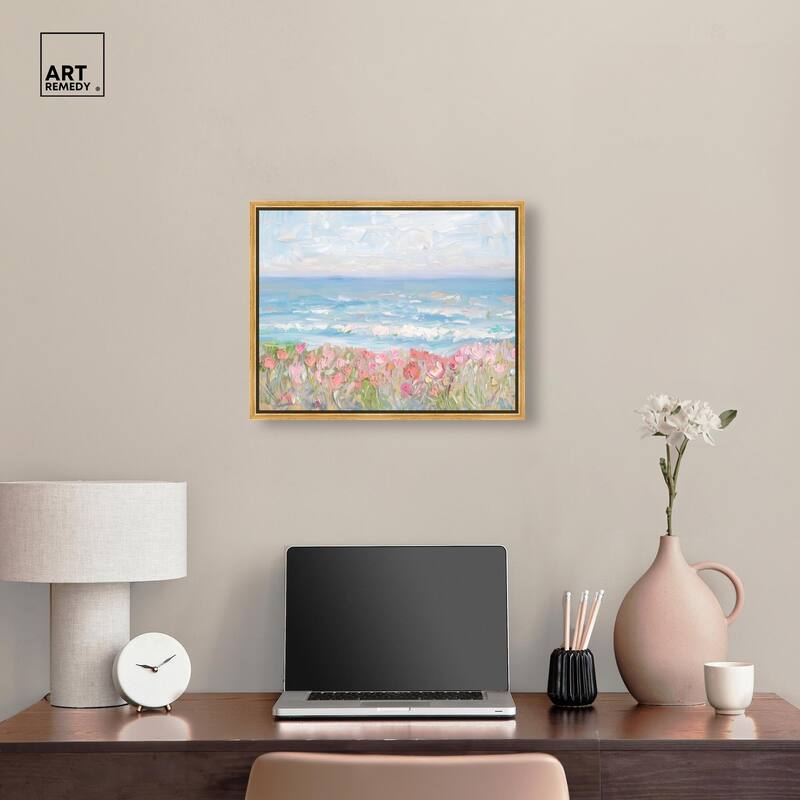 Waves of Peace Canvas by Art Remedy