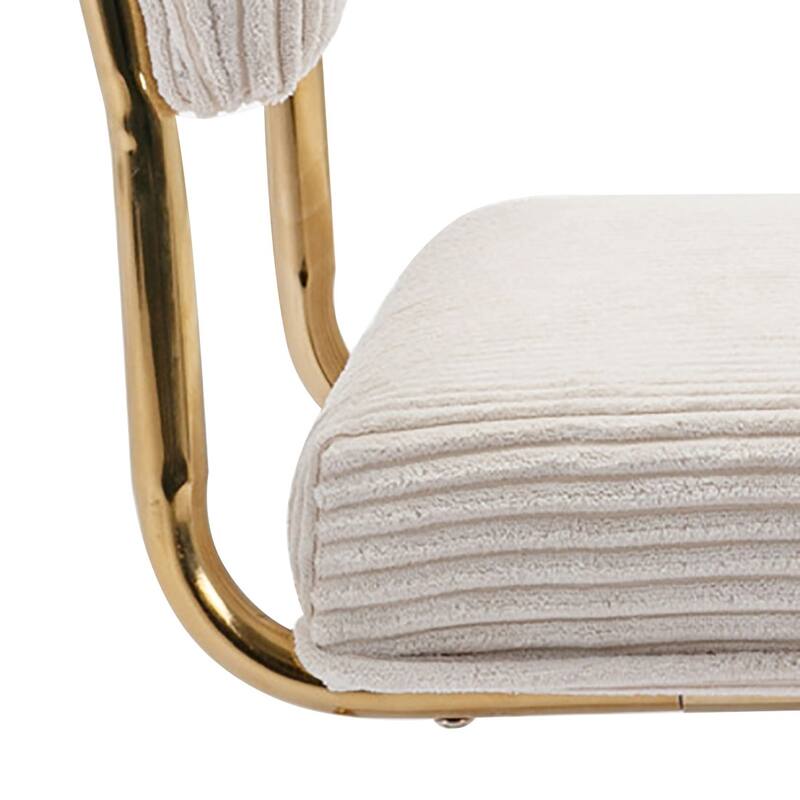 Contemporary Stylish Set of 2 Upholstered Dining Chairs with Non-Slip Foot Pads