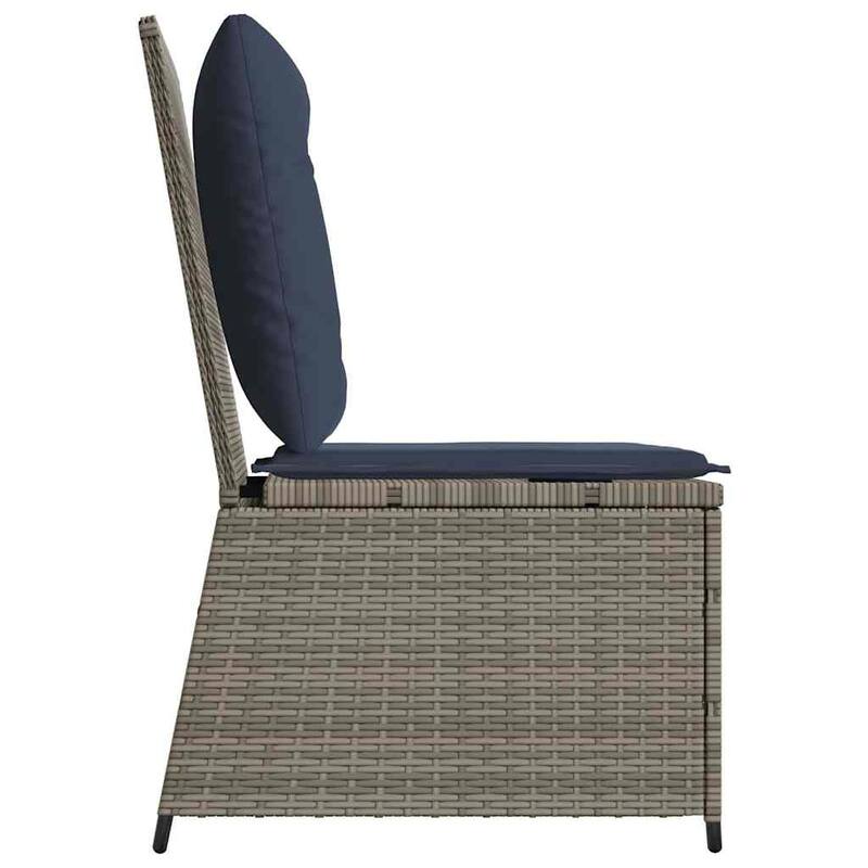 vidaXL Garden Sofa with Cushion Poly rattan - 54 x 67 x 95 cm
