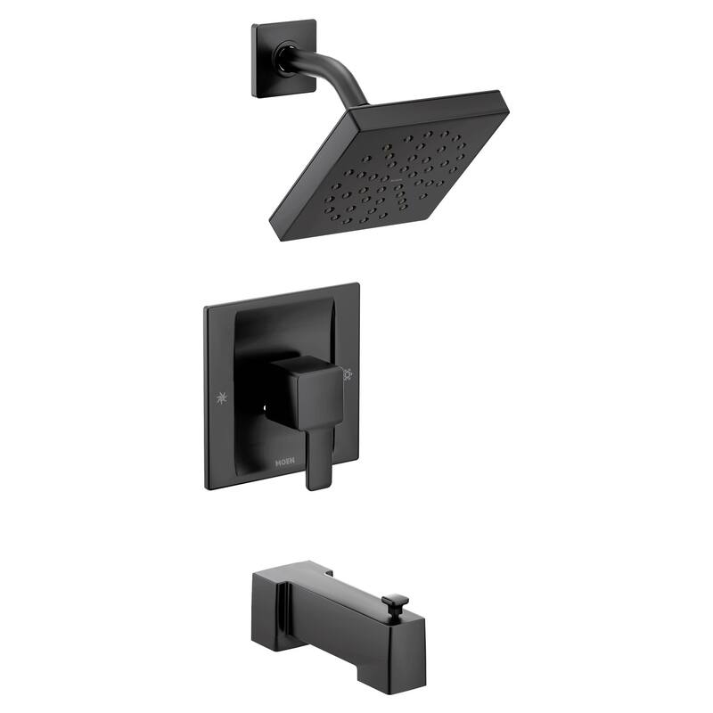 Moen Posi-Temp Pressure Balanced Tub and Shower Trim with 2.5 GPM - Matte Black