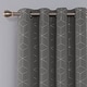 preview thumbnail 61 of 86, Deconovo Decorative Silver Diamond Curtains (2 Panel)