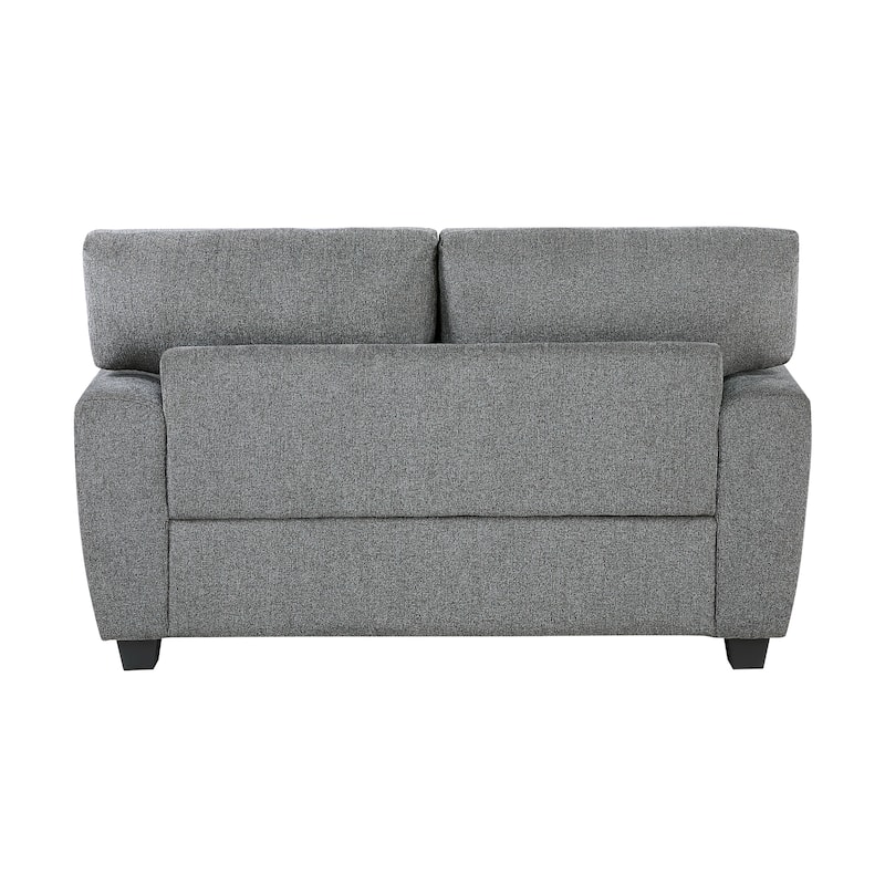 Windsor Chenille 2-Piece Living Room Sofa Set with Nailhead Trim