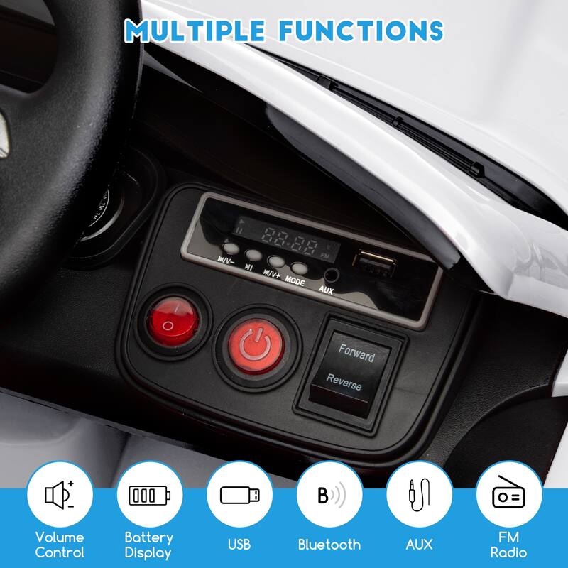 Kids Electric Car Licensed Dodge Challenger Ride On Car 12V