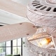 preview thumbnail 16 of 59, 52 or 62 or 72 Inches Crystal Ceiling Fan Fandelier with Lights,For Bedroom Kitchen Patio Remote Control