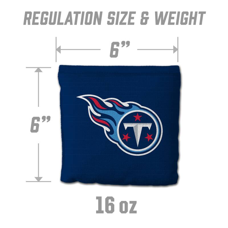 Tennessee Titans NFL Dual Sided Pro Stop & Slide Cornhole Bags