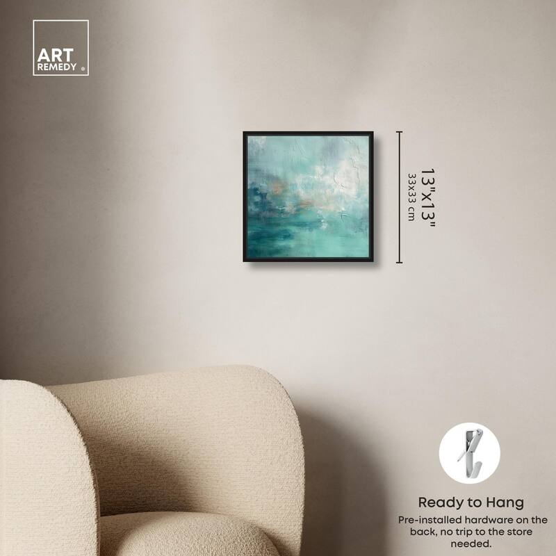 Green Blue I Canvas by Art Remedy