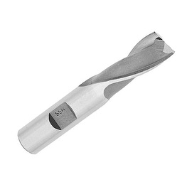 1 Pc, Qualtech 1/2" Cobalt 2 Flute Single End End Mill, DWCTXL316