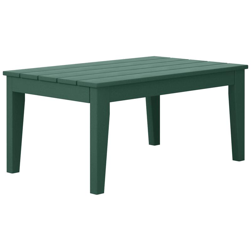 Laguna Poly Coffee Table - Dark Green