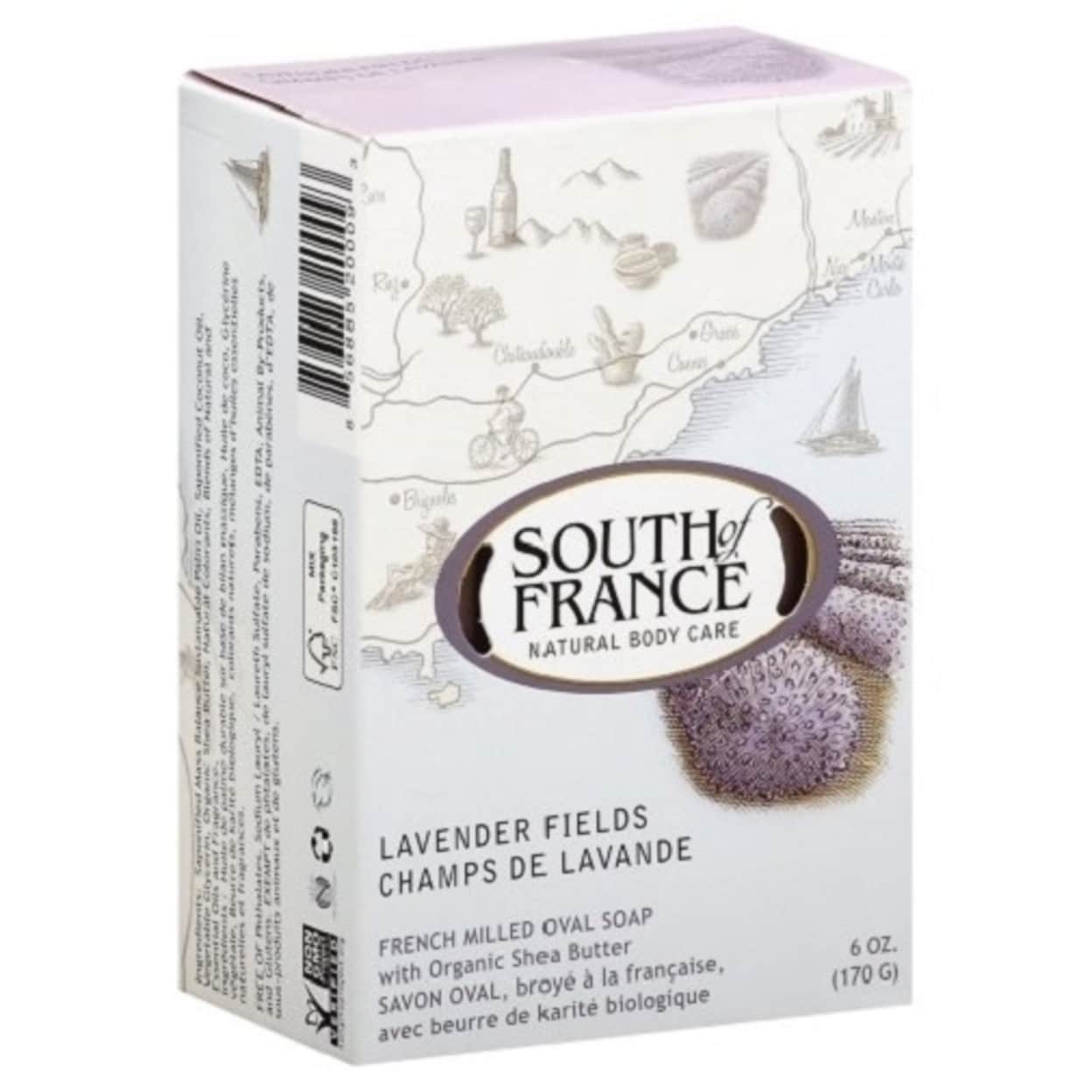 South Of France French Milled Bar Soap Lavender Fields